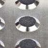 Carborundum Tactiles on Stainless Steel Plate 300mm x 600mm